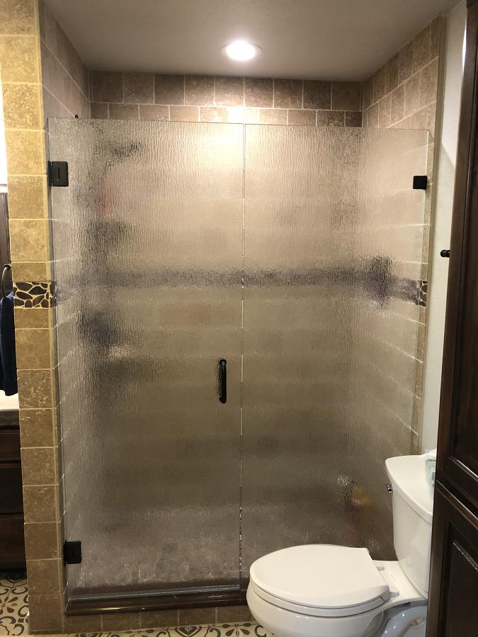 rain glass shower doors