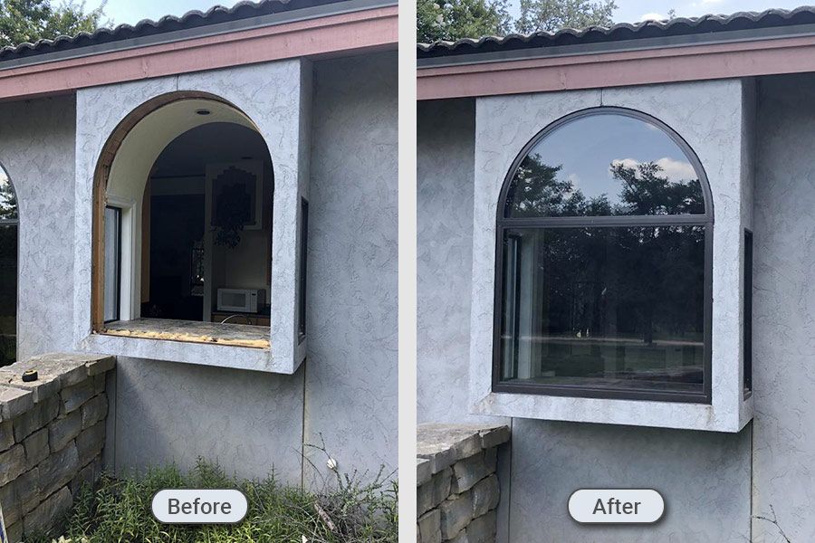 Window replacement installation before and after